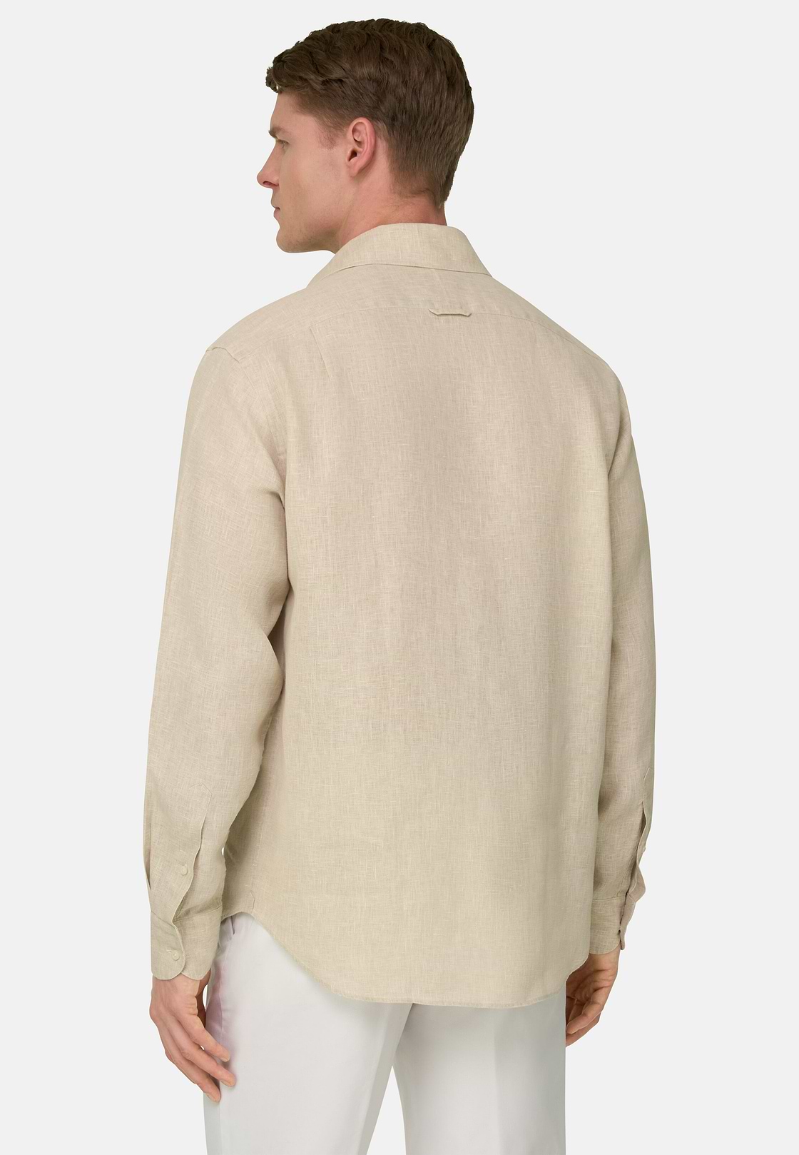 Hemd Aus Leinen Regular Fit, Sand, hi-res, 3