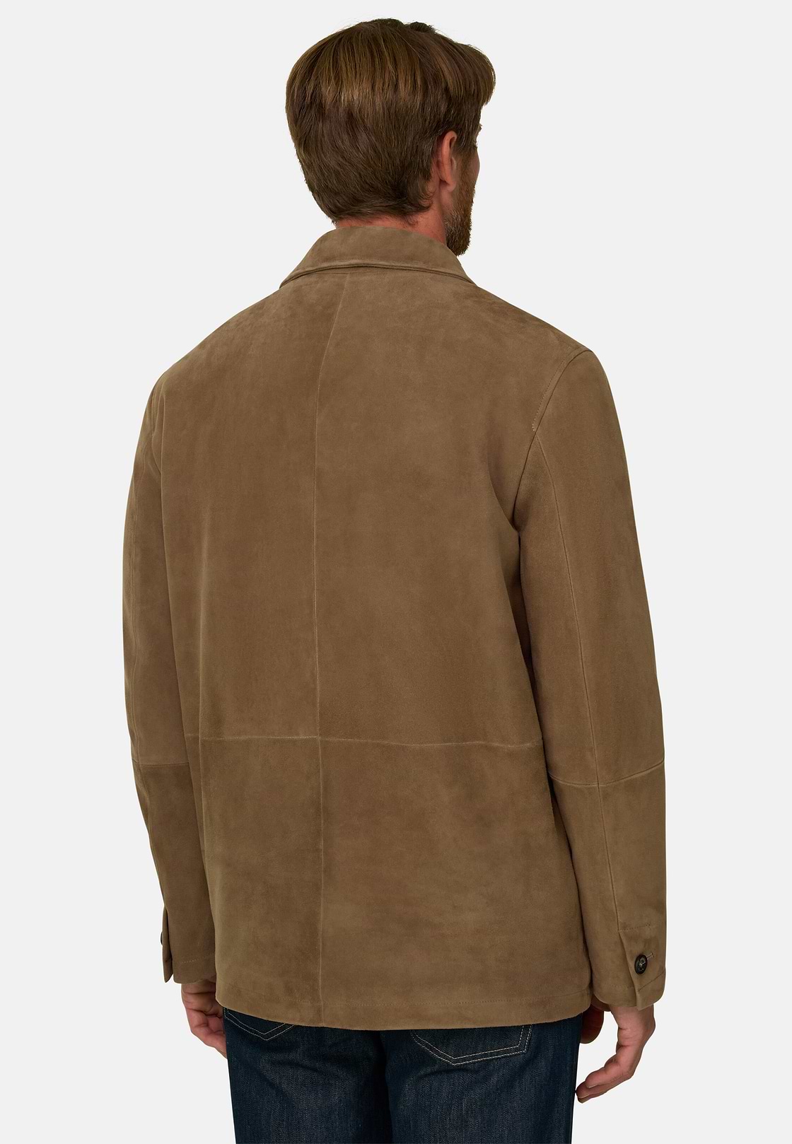 Shacket in Leather, CAML, hi-res, 4