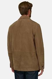 Shacket in Leather, CAML, thumb, 4