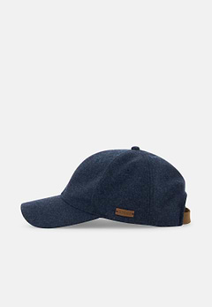 Peaked Cap in Wool Blend Herringbone