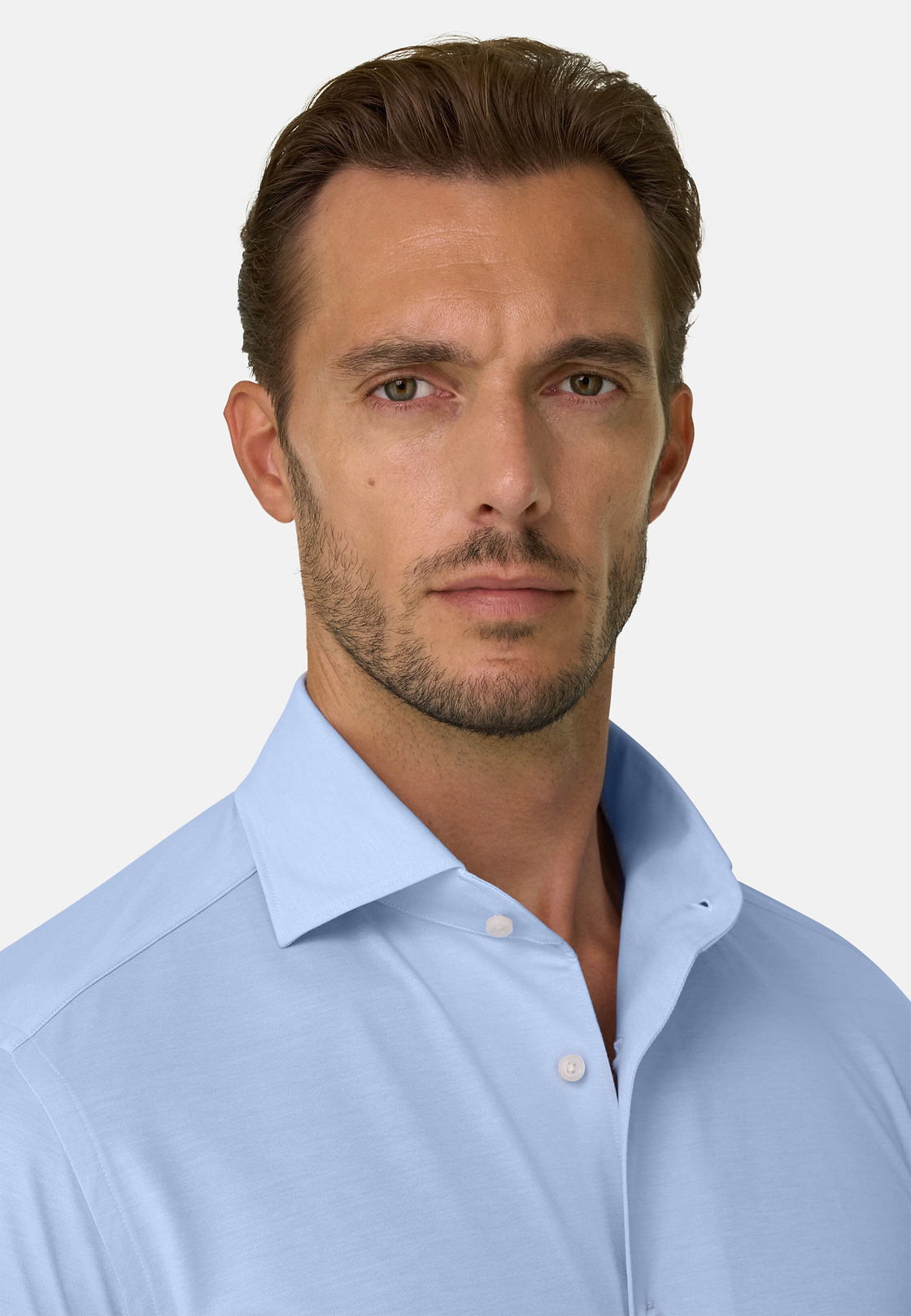 Polo En Jersey Japonais Regular Fit, Bleu clair, hi-res, 3