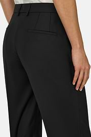 Technical Wool Trousers, Black, thumb, 5