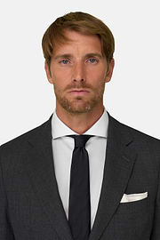 Jacket In Pure Wool Travel, Grey, thumb, 3