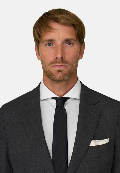 Jacket In Pure Wool Travel, Grey, hi-res