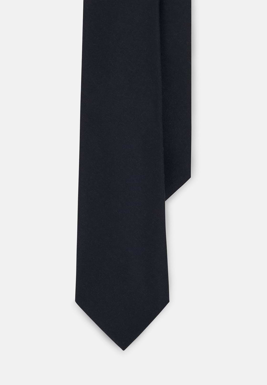 Tie in Wool Cashmere, Navy blue, hi-res, 1