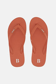 Rubber Flip-Flops, Orange, hi-res