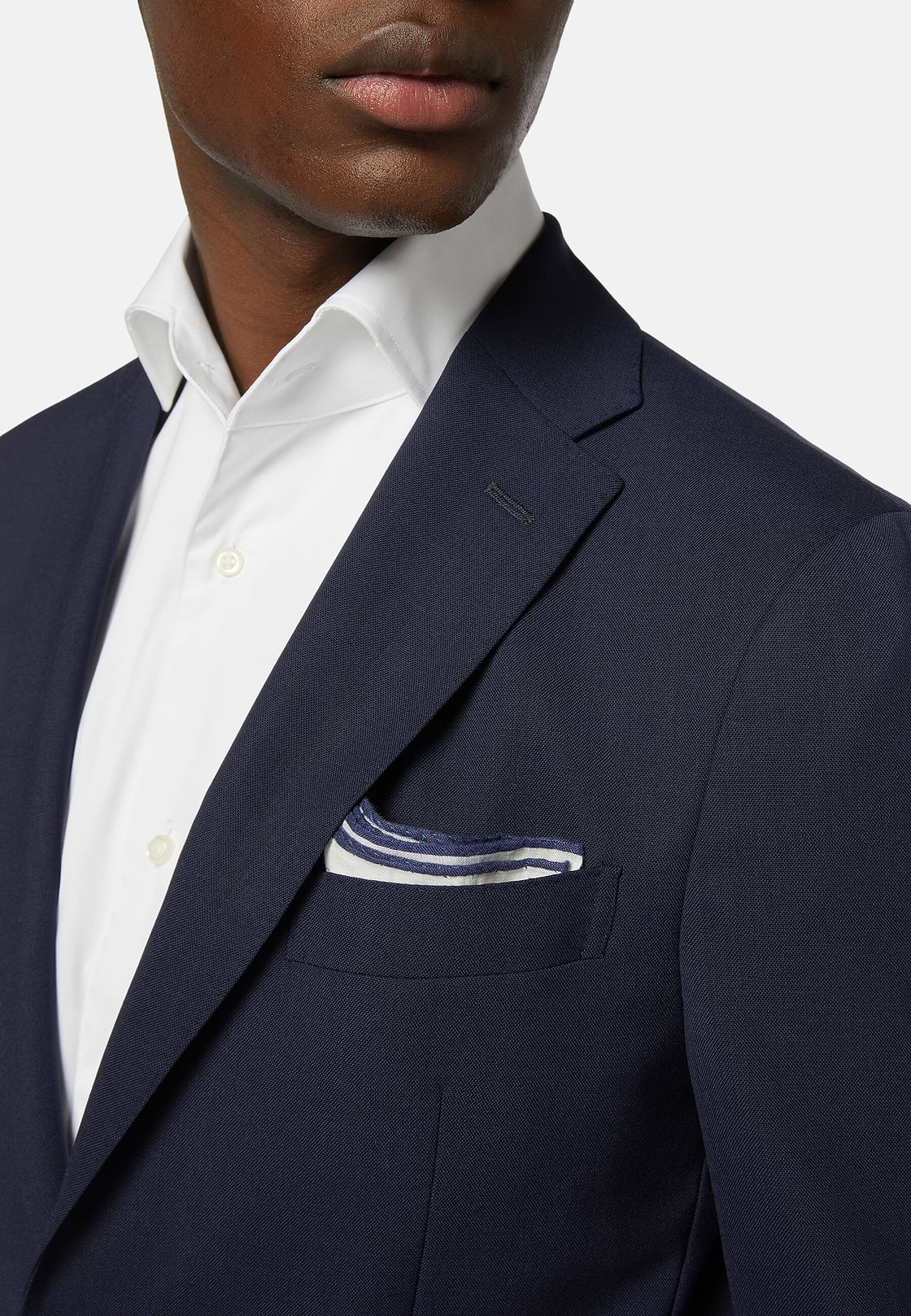 Jacket in Pure Travel Wool, Blue, hi-res