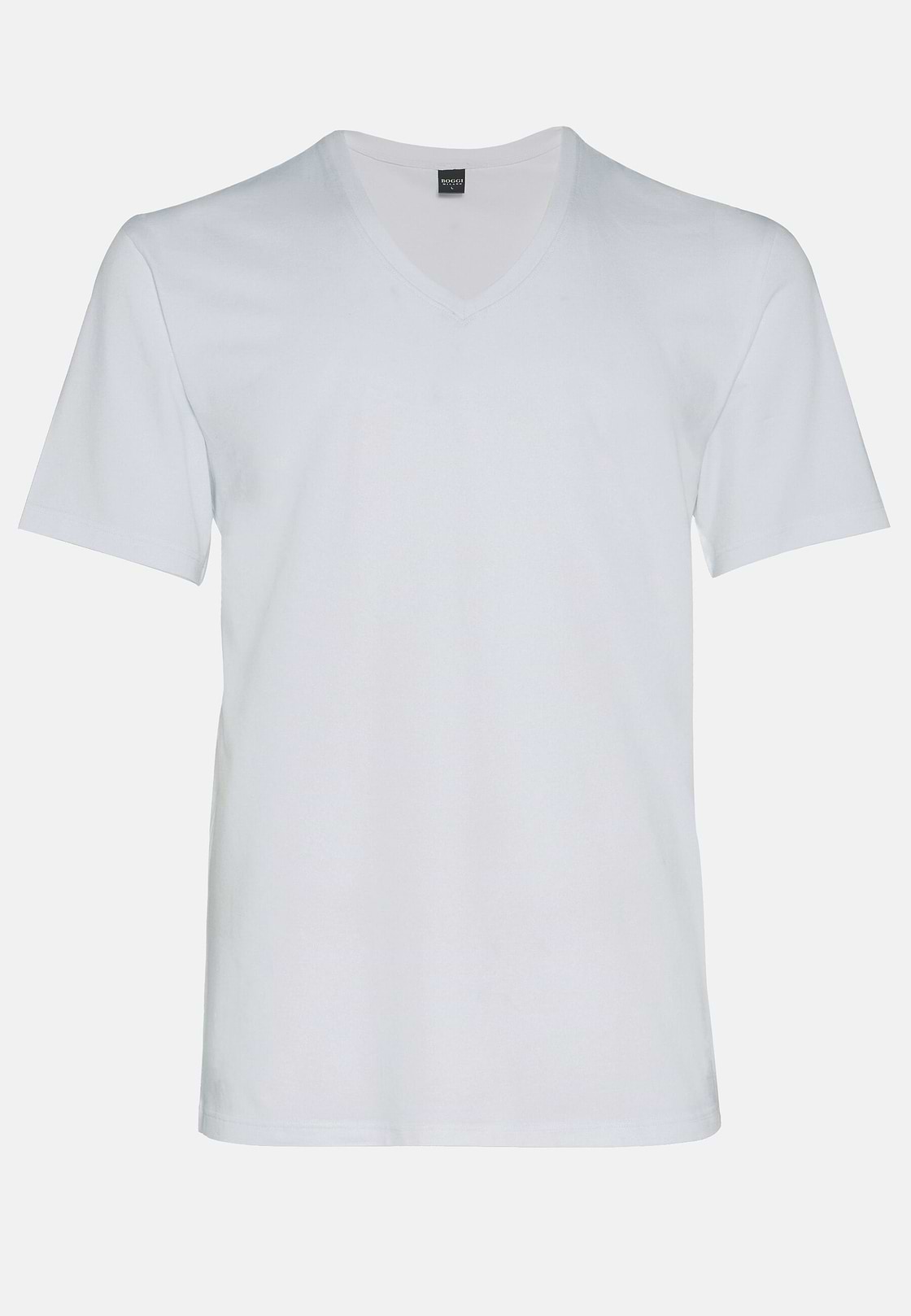 Stretch Cotton Jersey T-shirt, White, hi-res