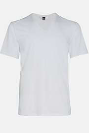 T-shirt En Jersey De Coton Stretch, blanc, hi-res