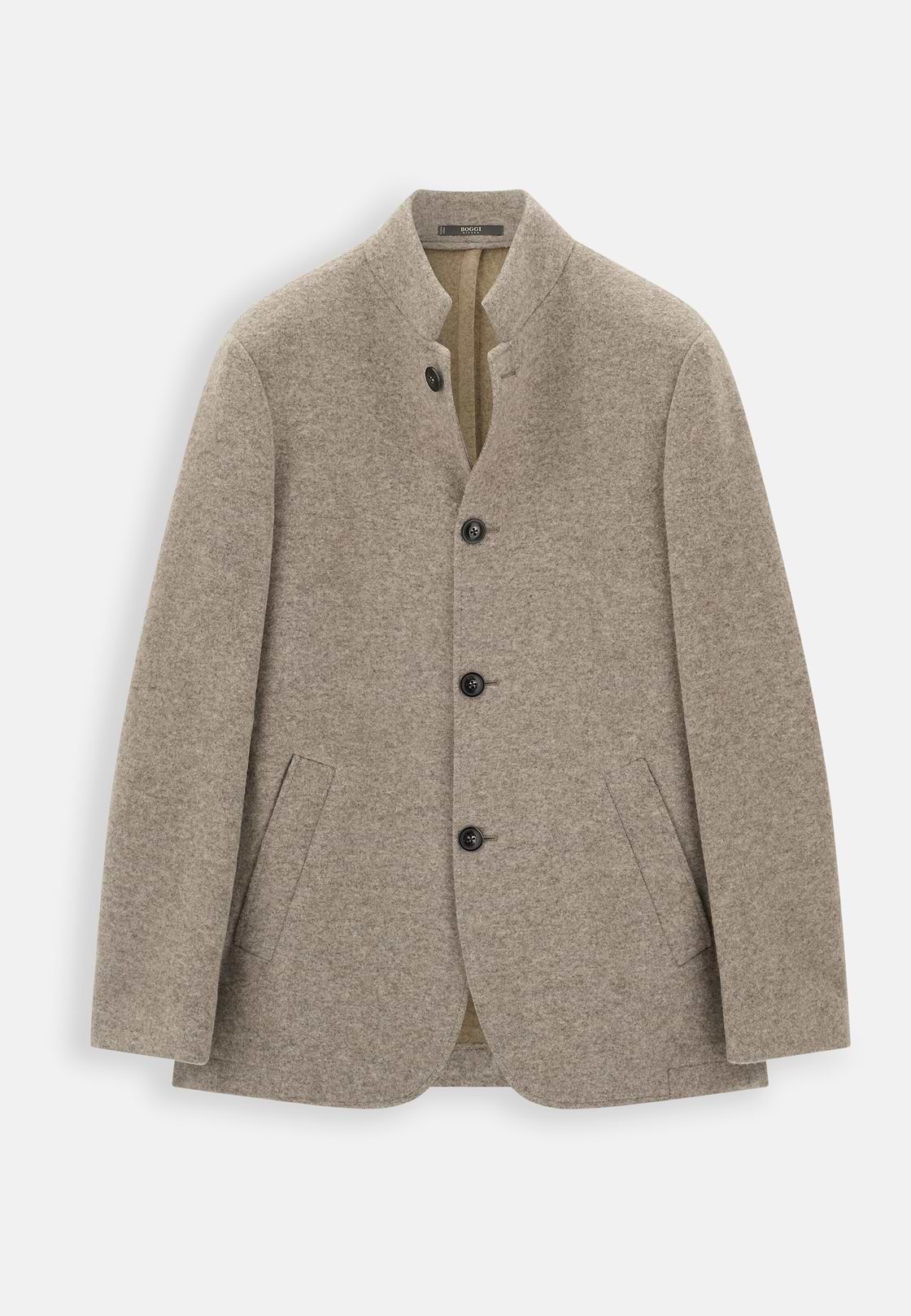 Caban in Gemengd Wol Cashmere Gemêleerd, Grey, hi-res, 6