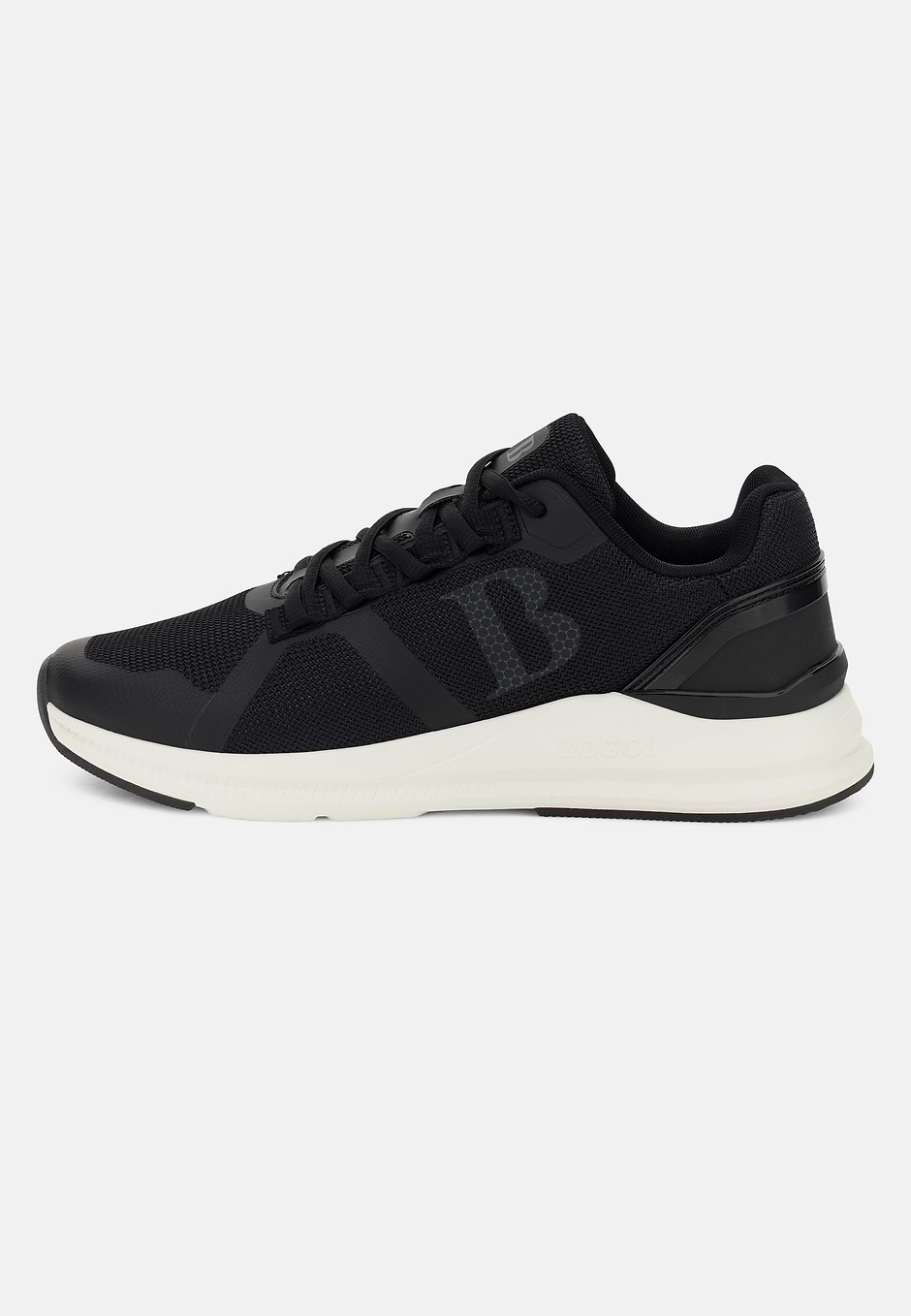 Thunder Trainers in Technical Fabric, Black, hi-res