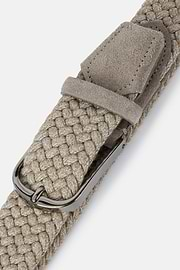 Geweven elastische riem, Beige, hi-res