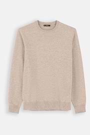 Pullover Rundhalspullover aus Cashmere-Mischgewebe, Taupe, thumb, 5