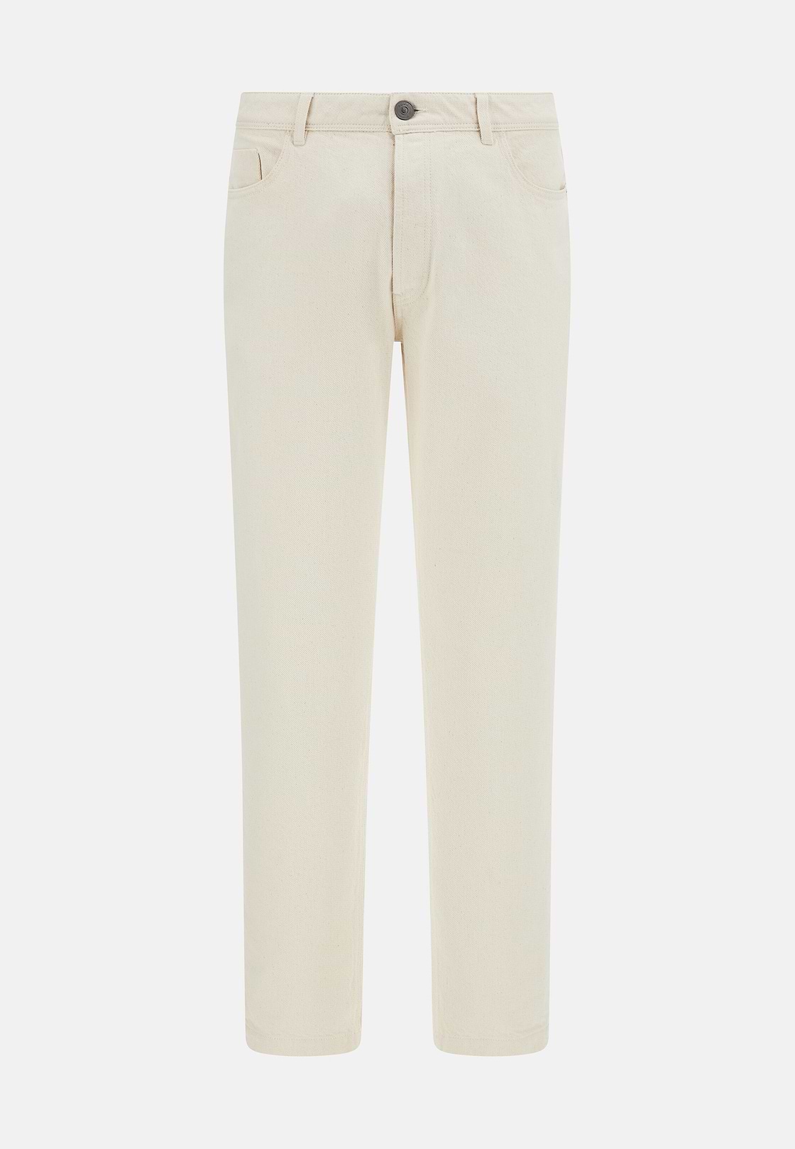Cream Denim Jeans, Cream, hi-res
