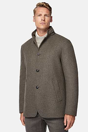 Chaquetón De Lana, Taupe, hi-res