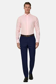 Camicia A Righe In Cotone Regular Fit, Rosa, thumb, 2