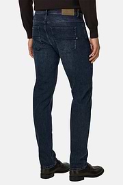 Jeans aus Stretchgewebe Denim Blau Black, Dunkelblau, thumb, 5