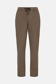 Ergonomic Trousers In Warp-knitted Nylon B Tech, Taupe, hi-res