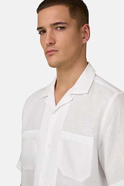 Hemd Aus Leinen Regular Fit, Weiß, thumb, 4