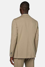 B-Tech Beige Nylon Jacket, Beige, hi-res