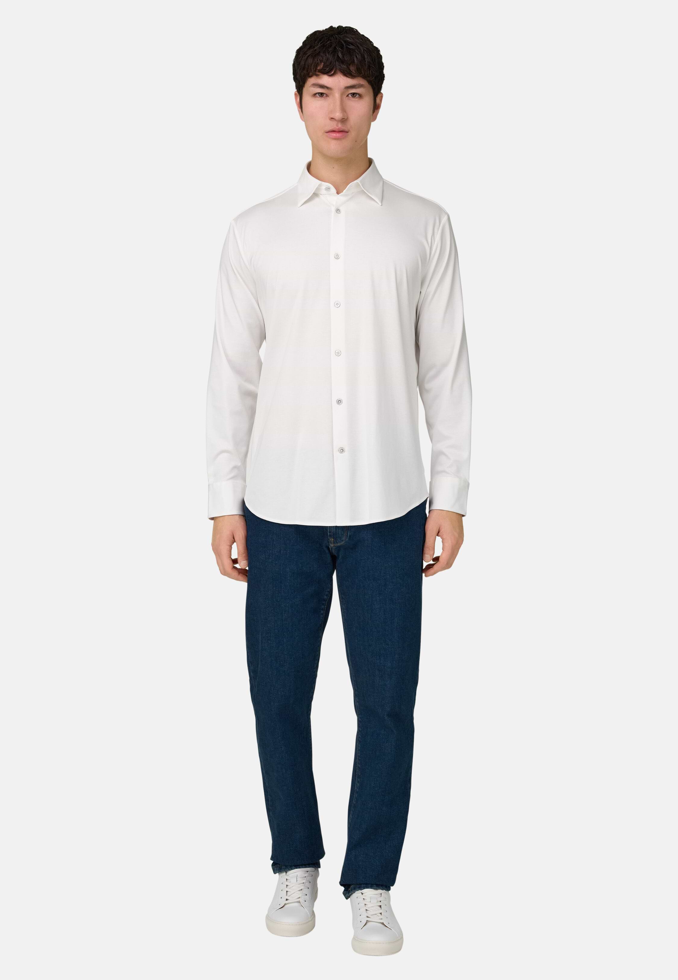 boggi dress shirts Boggi Milano Regular-Fit Cotton-Silk Men Shirt