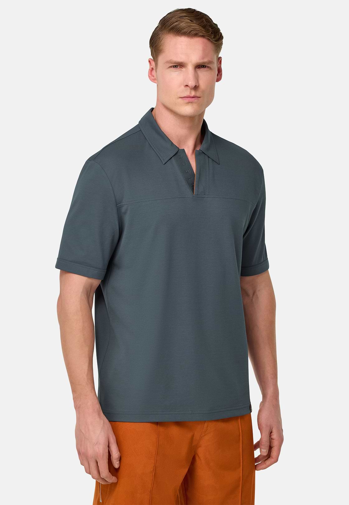Pikee-Polo Cool Jade-Fresh, Holzkohle, hi-res