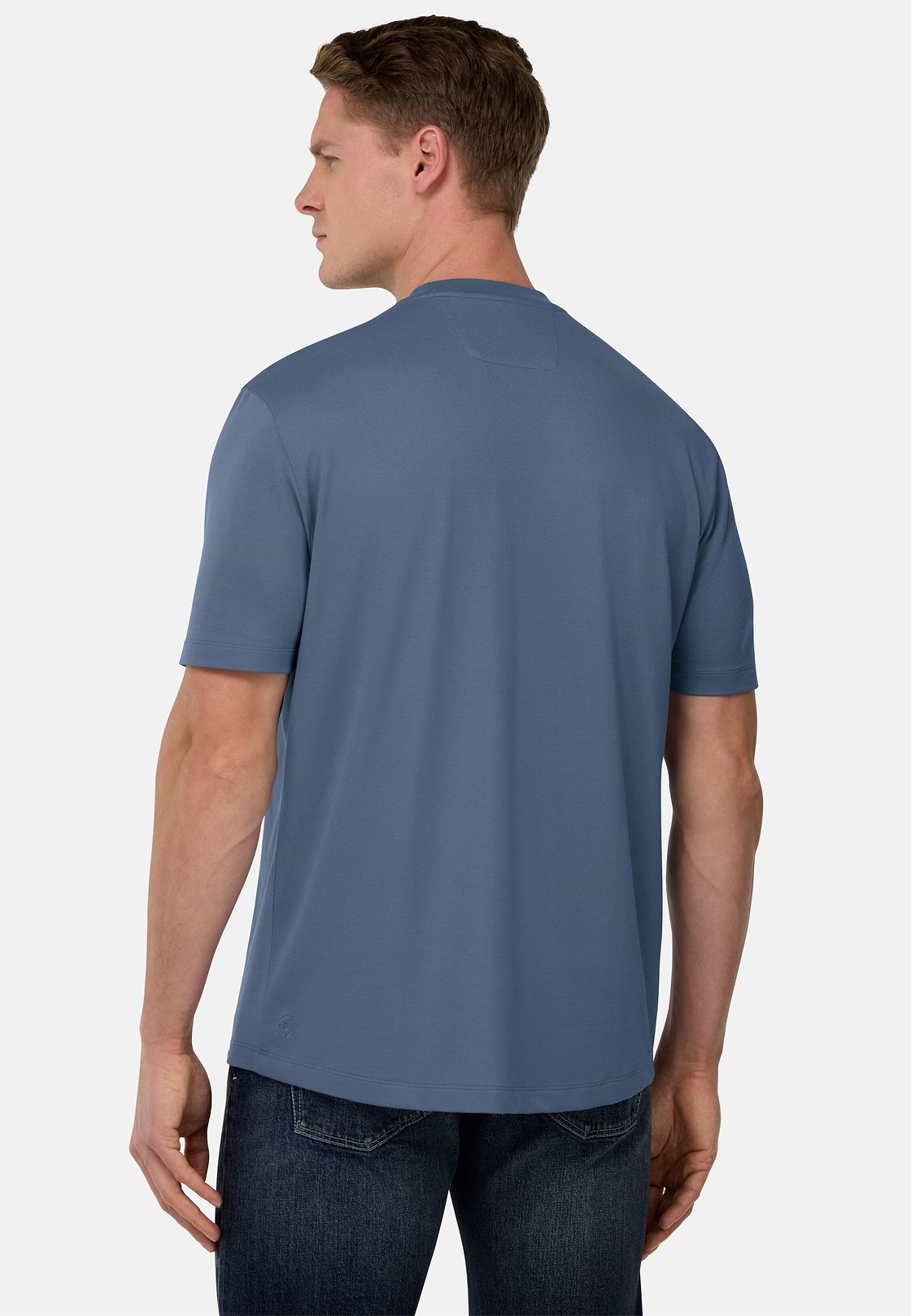 S.Cafè® High-Performance Piqué T-Shirt, Air-blue, hi-res