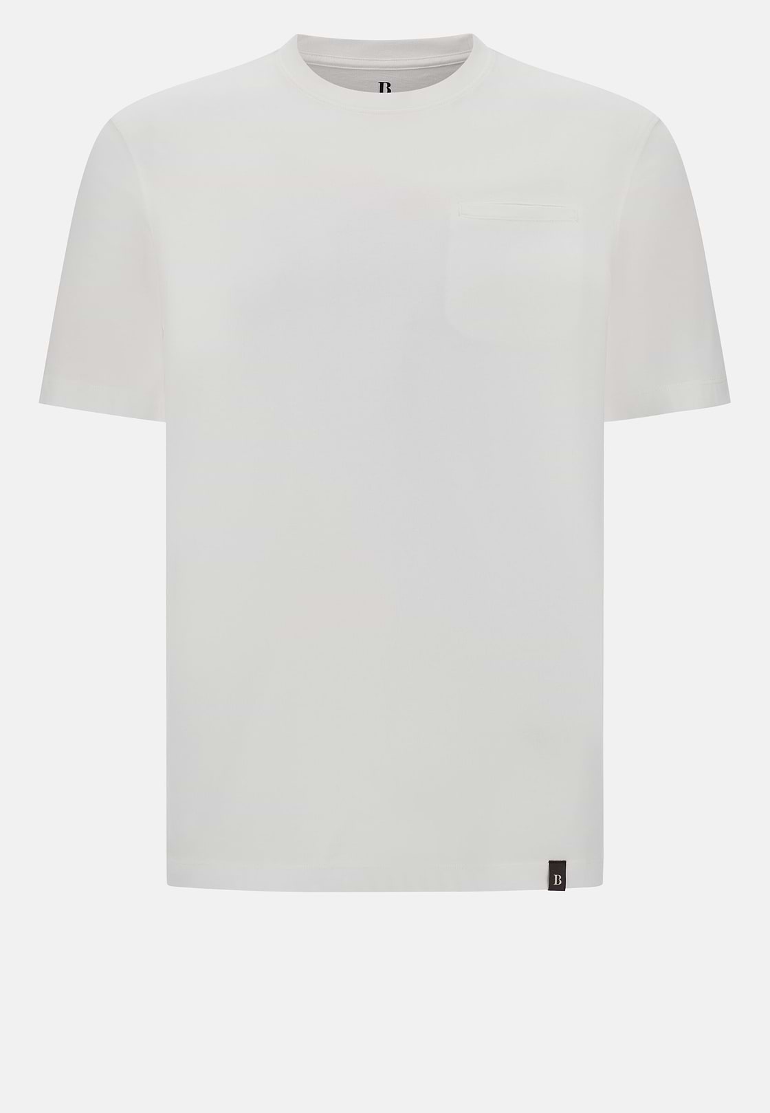Cotton Jersey T-Shirts with Breast Pockets, White, hi-res