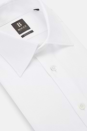 Regular Fit Cotton Twill Shirt, White, hi-res