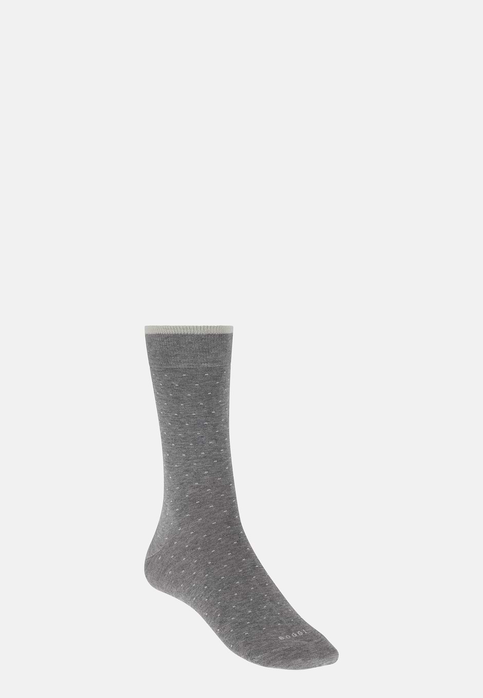 Socken mit Mikropunktemuster, Grau, hi-res