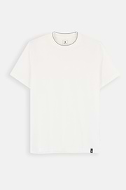 T-Shirt in Cotton Tencel, White, thumb, 5