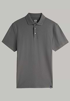 POLO IN JERSEY DI COTONE CREPE REGULAR FIT