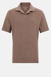 Polo En Nylon Coton, Taupe, hi-res