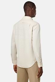 Regular Fit Linen Shirt, Sand, hi-res