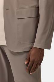 Veste B Tech En Nylon Stretch, Boue, hi-res