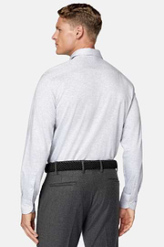 Regular Fit Cotton Jersey Polo Shirt, Light grey, hi-res