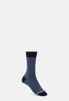 Short Socks Striped Cotton Blend