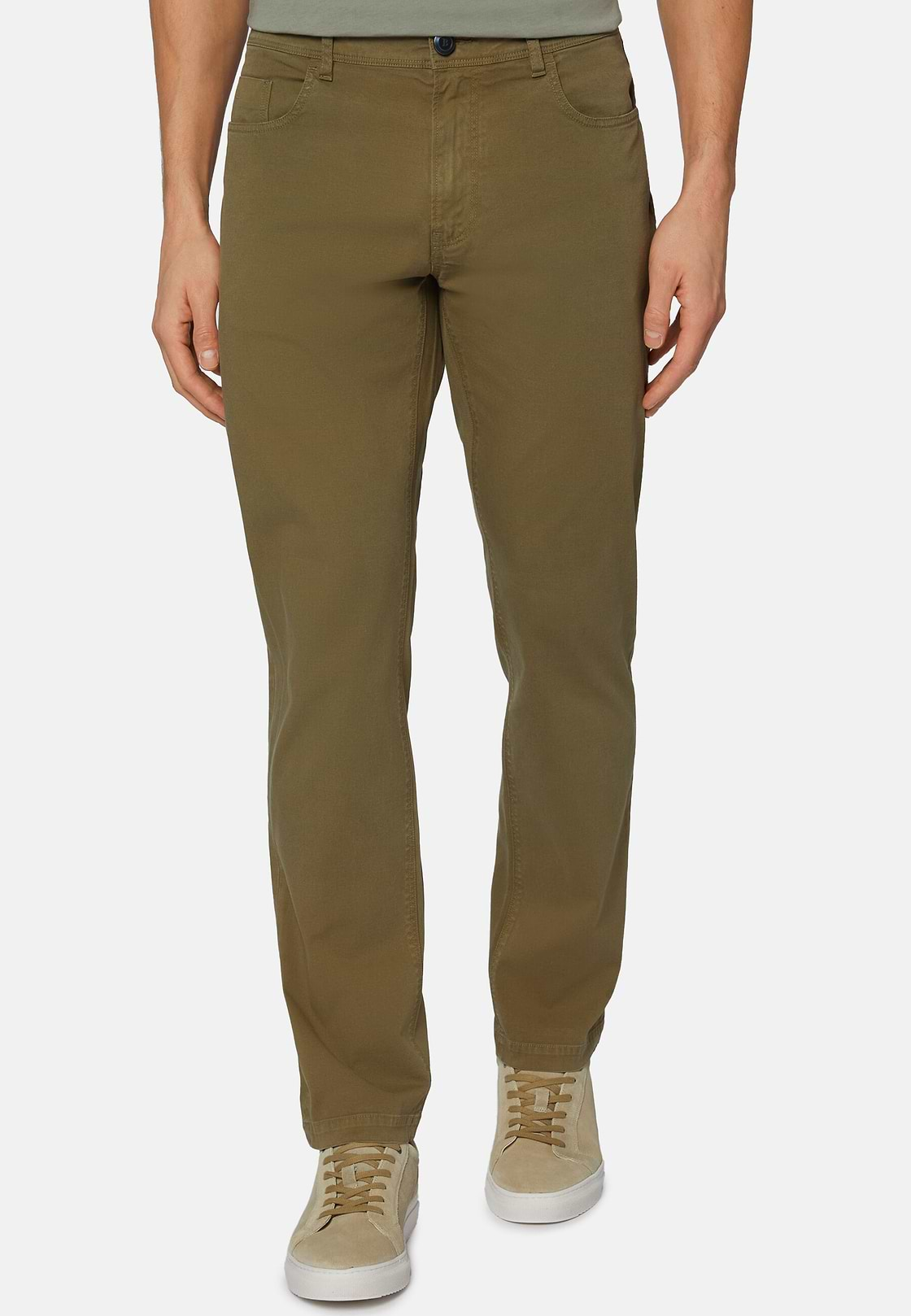 Jean en Coton Tencel, Military Green, hi-res