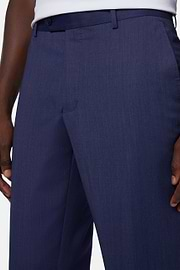 Pantalon en Laine B Aria, Indigo, hi-res