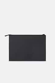 Clutch Aus Recyceltem Technischem Gewebe Mit Polyester, Schwarz, hi-res