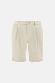 Bermuda En Coton Avec Cordon De Serrage, Sable, thumb, 5