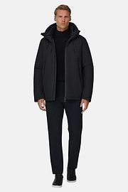 Jacket in Technical Fabric Padded, Black, thumb, 2