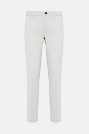 Stretchkatoenen broek, Light grey, hi-res