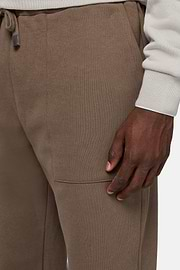 Pantaloni In Cotone, Marrone, hi-res