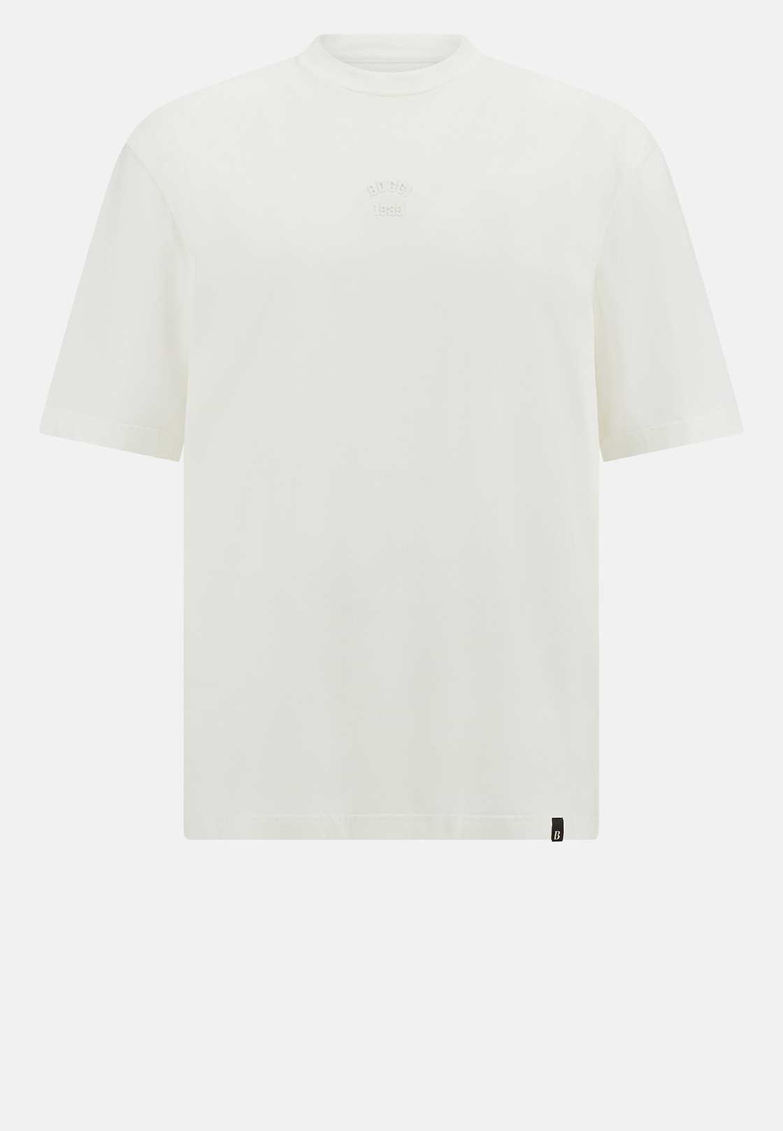 T-Shirt In Jersey Di Cotone, Bianco, hi-res