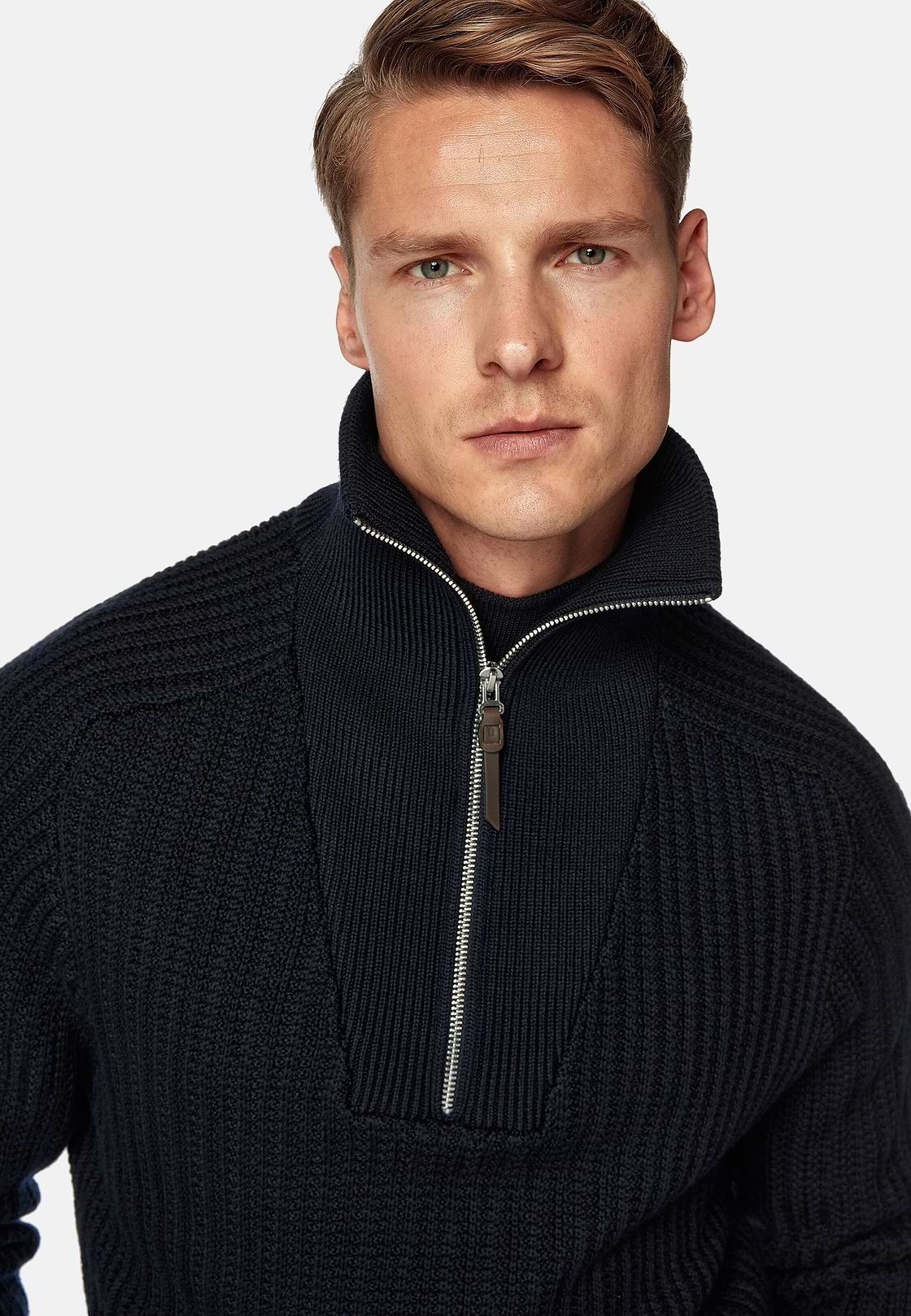 High neck zip jumper online