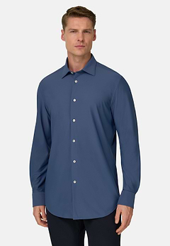 Hemd Aus Elastischem Nylon Slim Fit