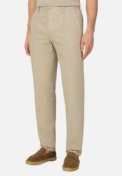 Pantaloni In Cotone Lino