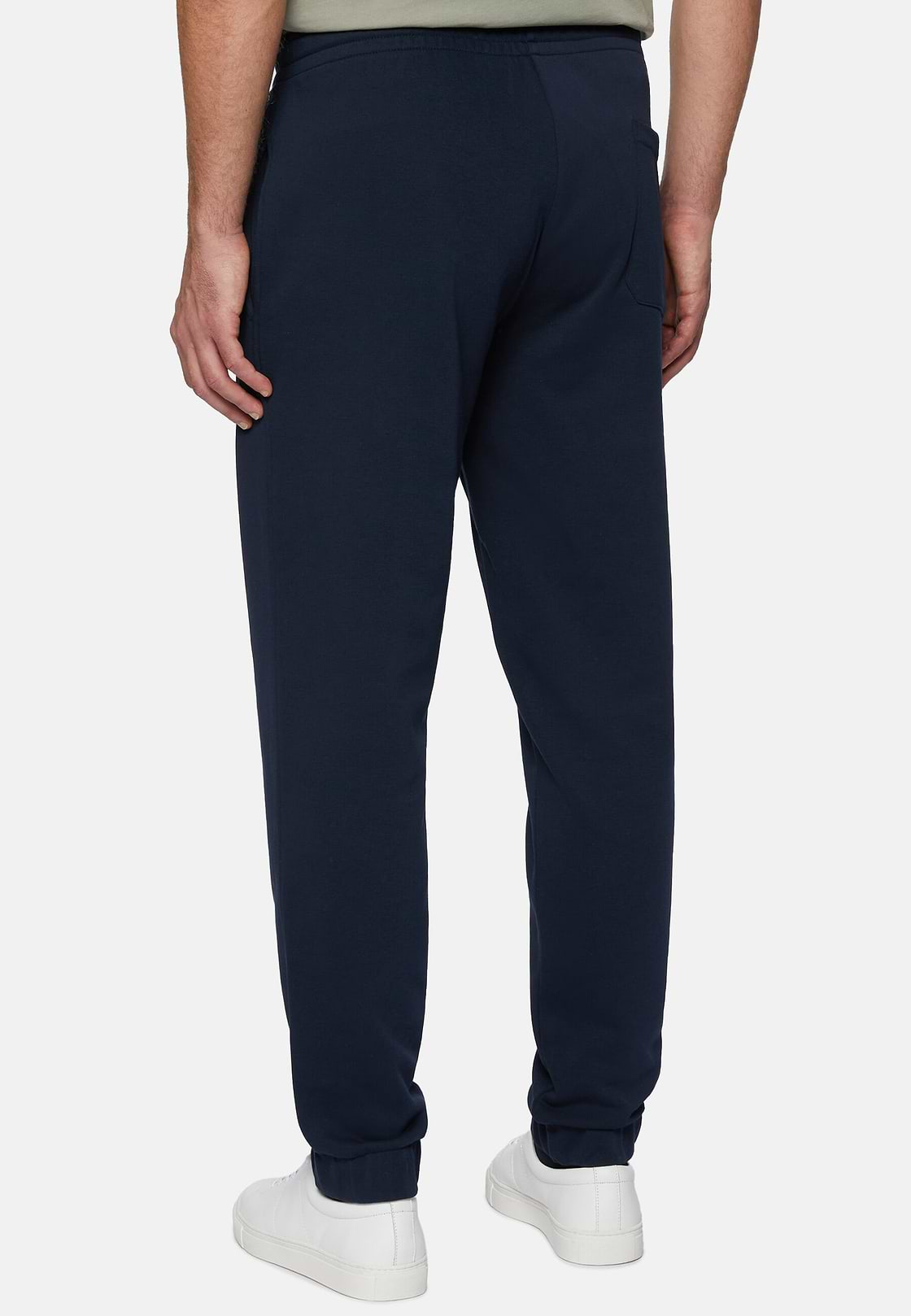 Pantalon en Molleton, bleu marine, hi-res