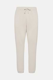 Trousers in Organic Cotton Blend, Sand, hi-res